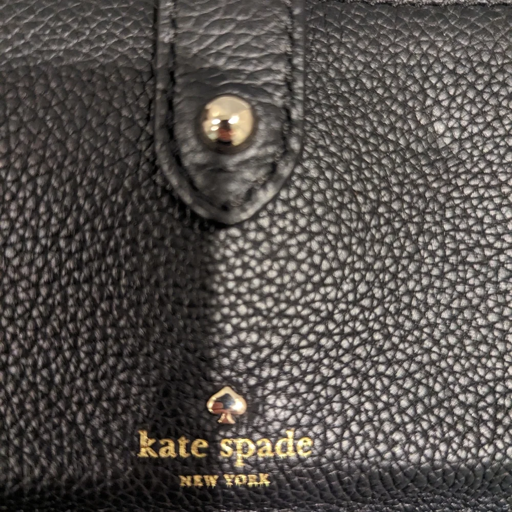 Kate Spade Larchmont Avenue Alegra Black crossbody clutch NWT - Picture 2 of 7